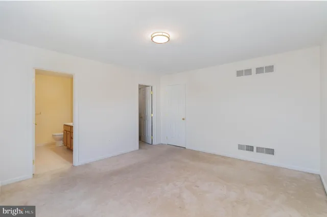 a view of an empty room