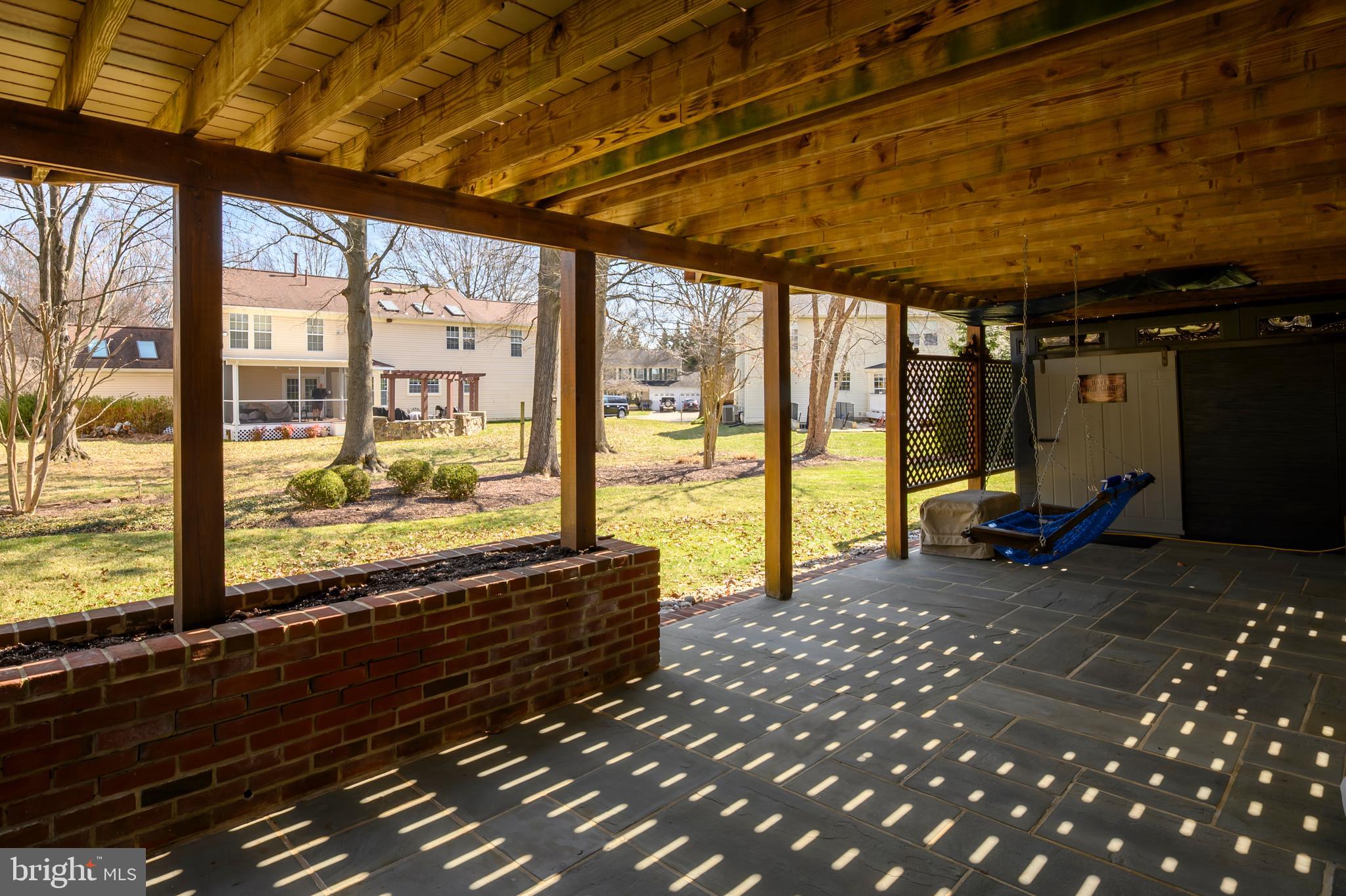 12403 Rousseau Terrace Gaithersburg, MD 20878 - Photo 47 of 57 Under Deck Patio (alt view)