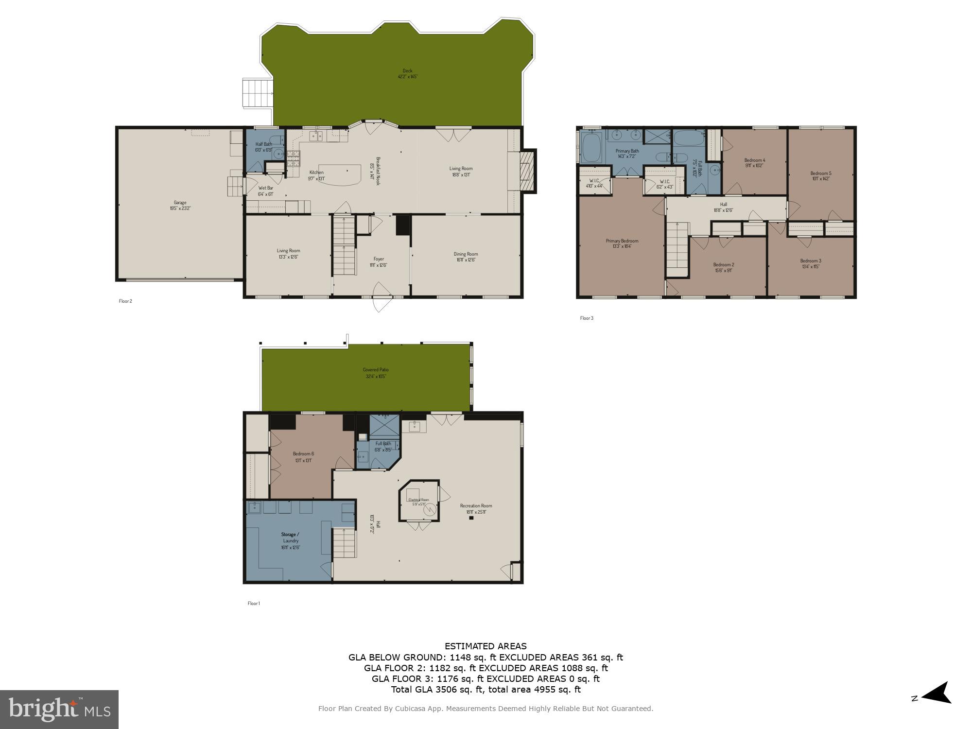 12403 Rousseau Terrace Gaithersburg, MD 20878 - Photo 57 of 57 Floor Plan: All Levels