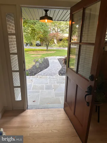 a view of front door and porch