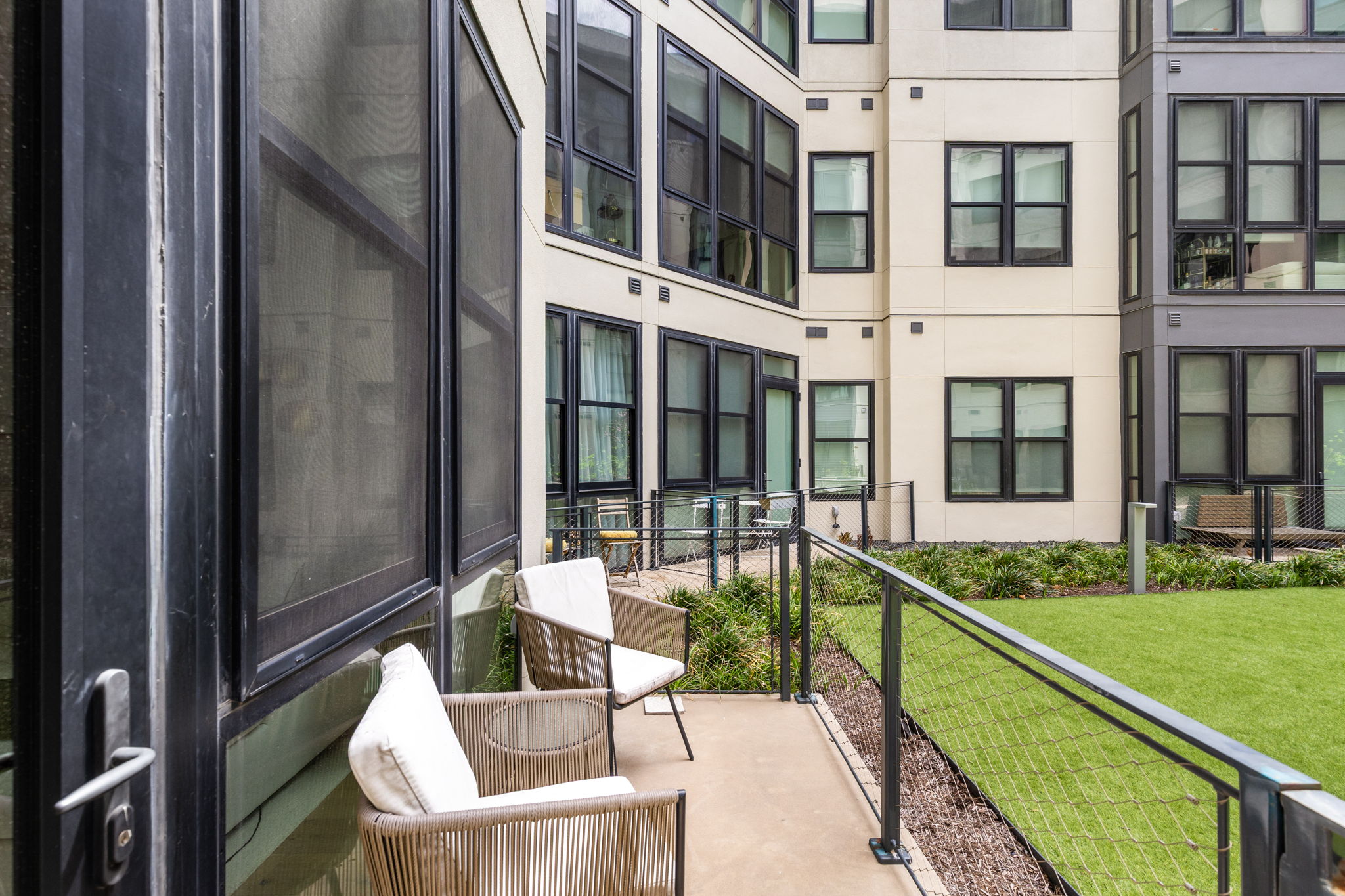 800 Embassy Drive, Unit 113 Austin, TX 78702 - Photo 17 of 36 a view of balcony with furniture