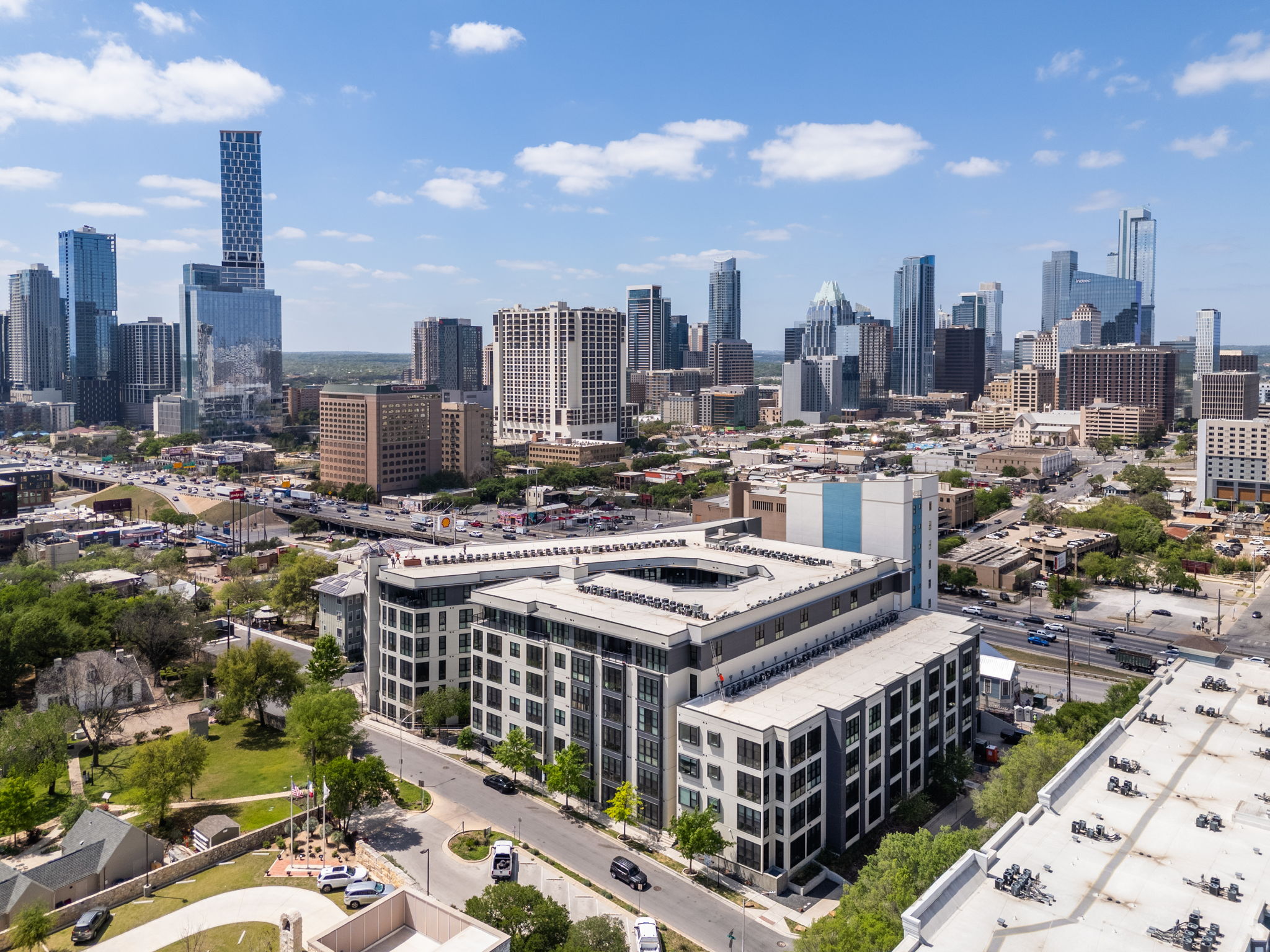 800 Embassy Drive, Unit 113 Austin, TX 78702 - Photo 35 of 36 a city view with lot of high rise buildings