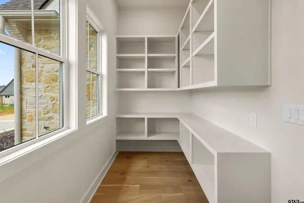 a view of an empty room