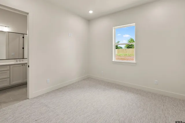 a view of empty room