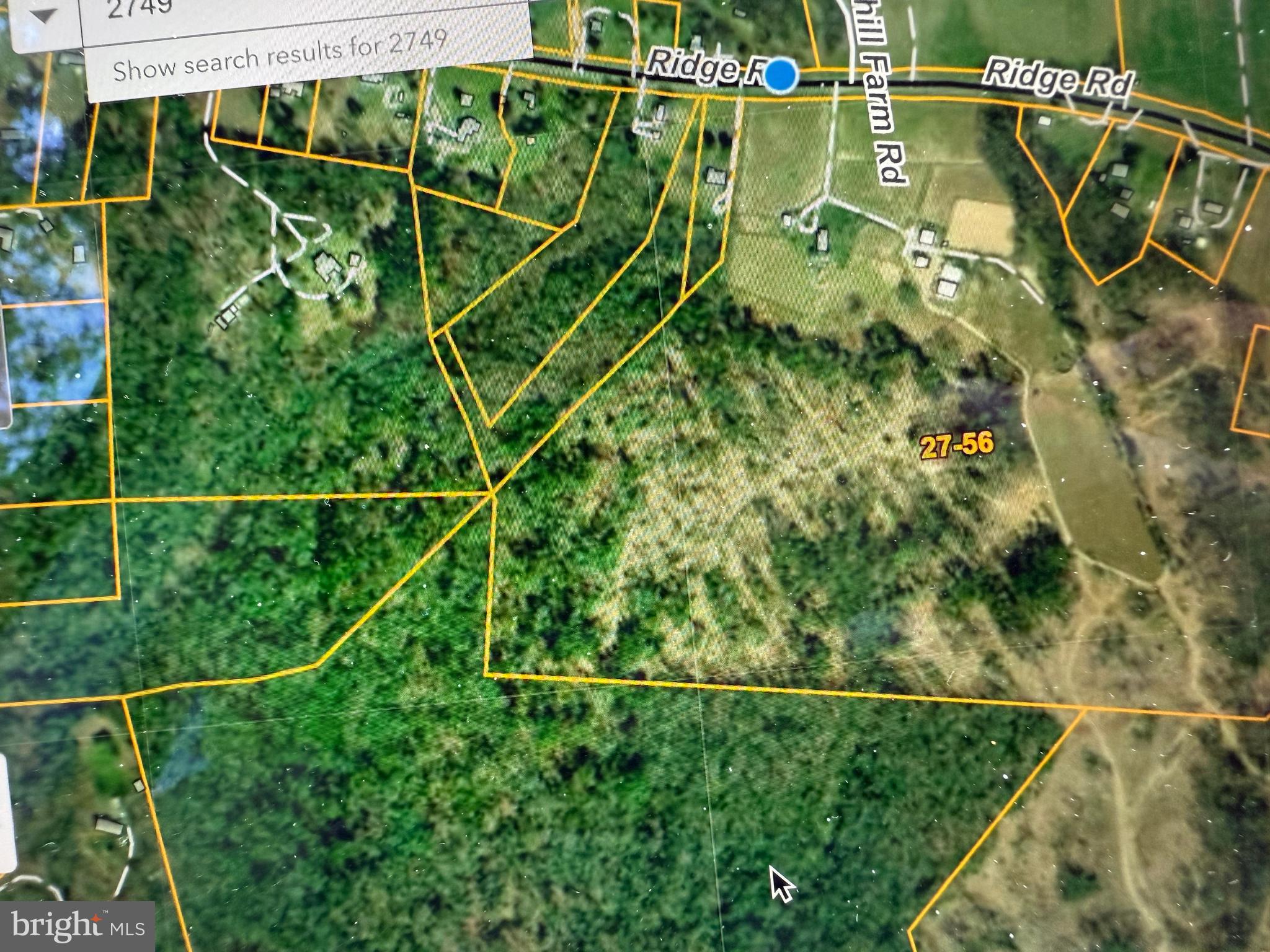 16280 Ridge Road King George, VA 22485 - Photo 23 of 24 Blue dot is easement entrance from Ridge Rd