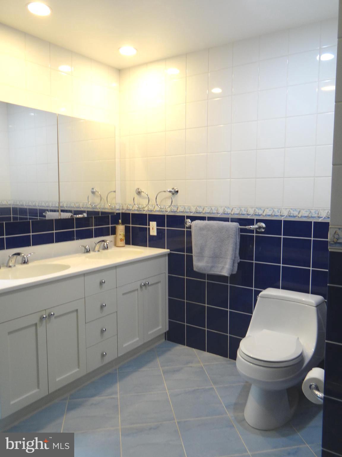845 Dale Road Jenkintown, PA 19046 - Photo 33 of 53 Main Tiled Bathroom double vanity