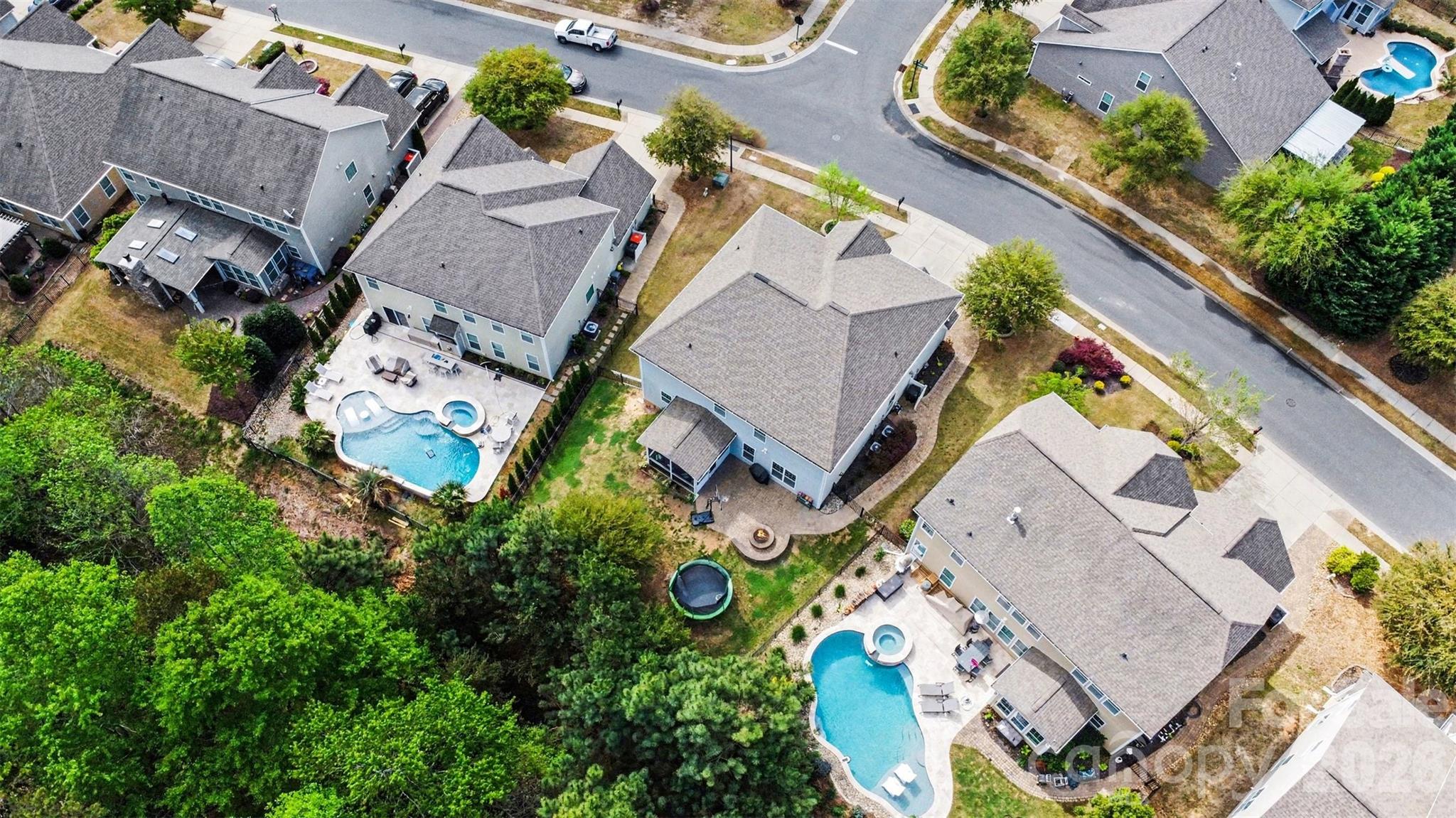 850 Coralbell Way Fort Mill, SC 29708 - Photo 45 of 48 an aerial view of residential houses with outdoor space