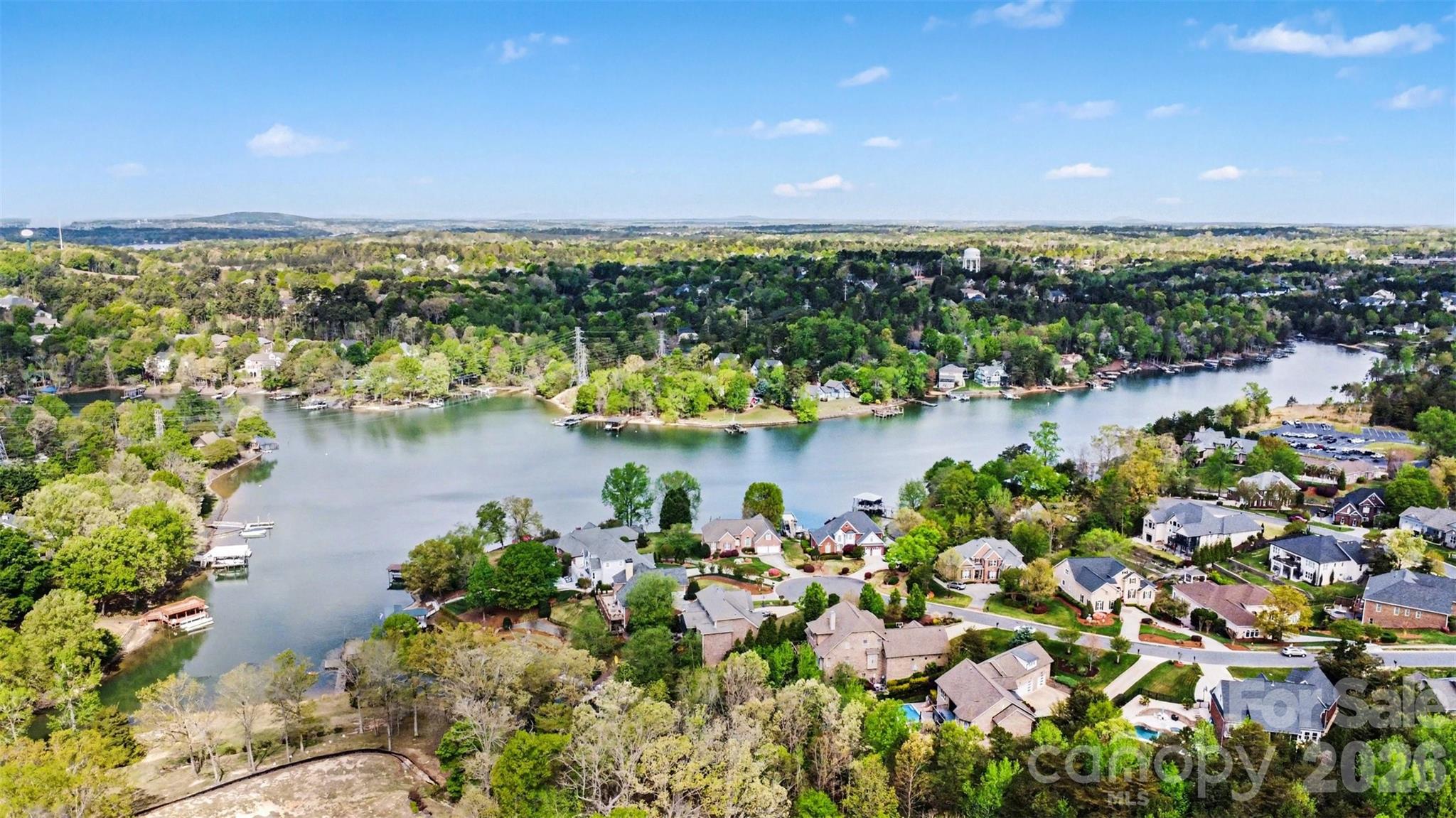 850 Coralbell Way Fort Mill, SC 29708 - Photo 48 of 48 an aerial view of city and lake