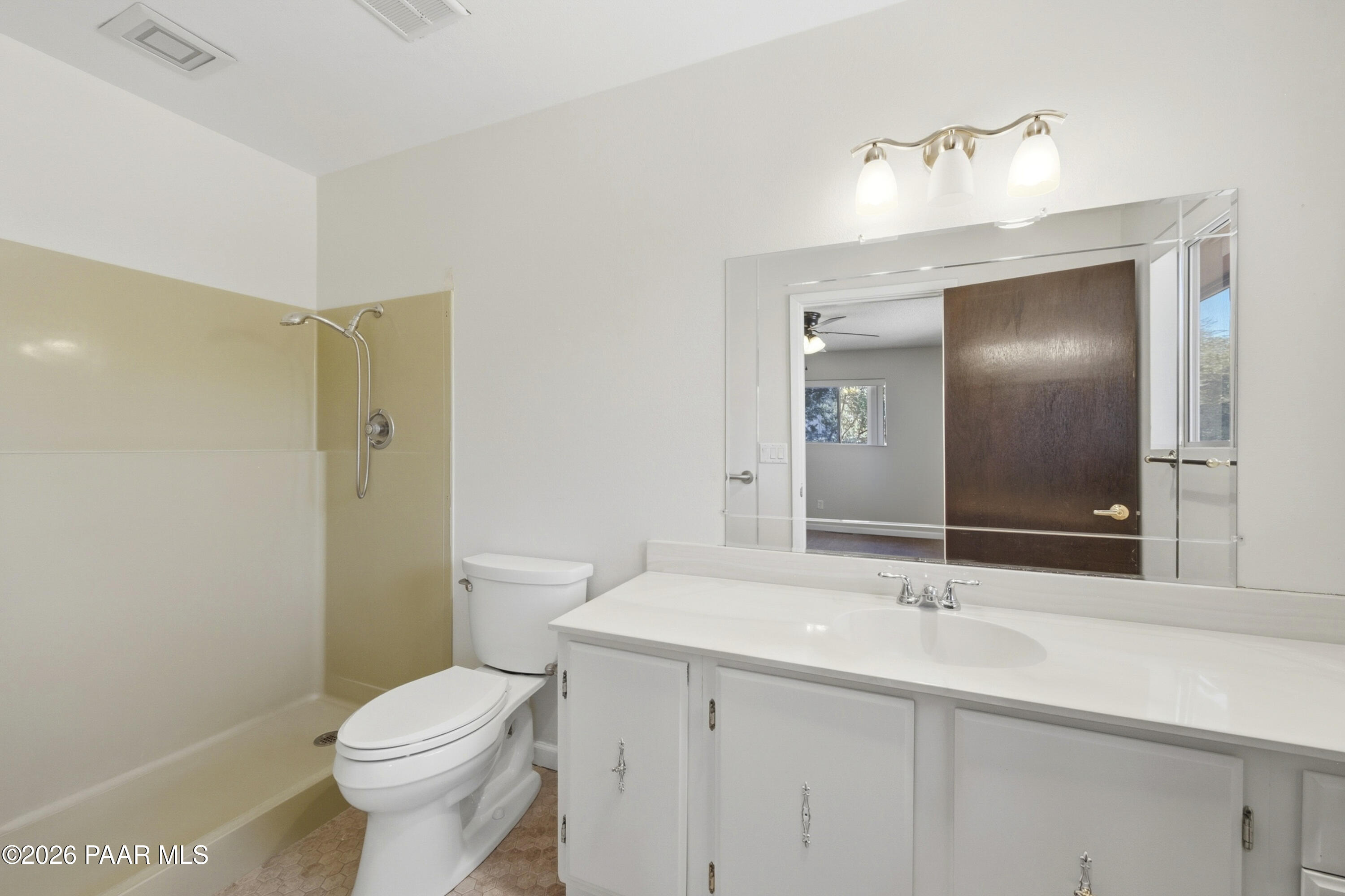 1775 Grandview Road Prescott, AZ 86305 - Photo 19 of 42 a bathroom with a sink a toilet and shower