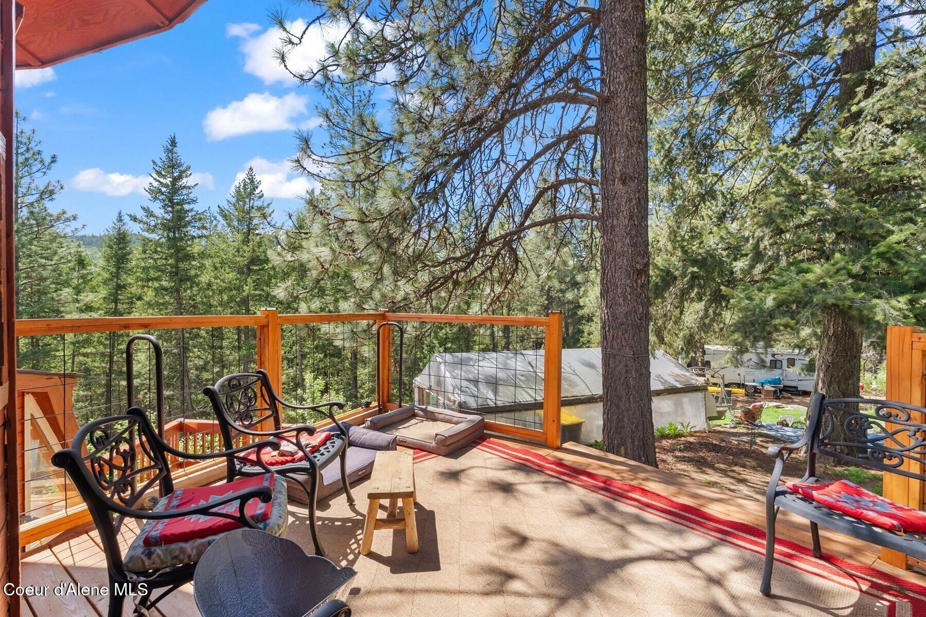 4057 Jewel Lake Road Sagle, ID 83860 - Photo 21 of 52 New deck off Main level room