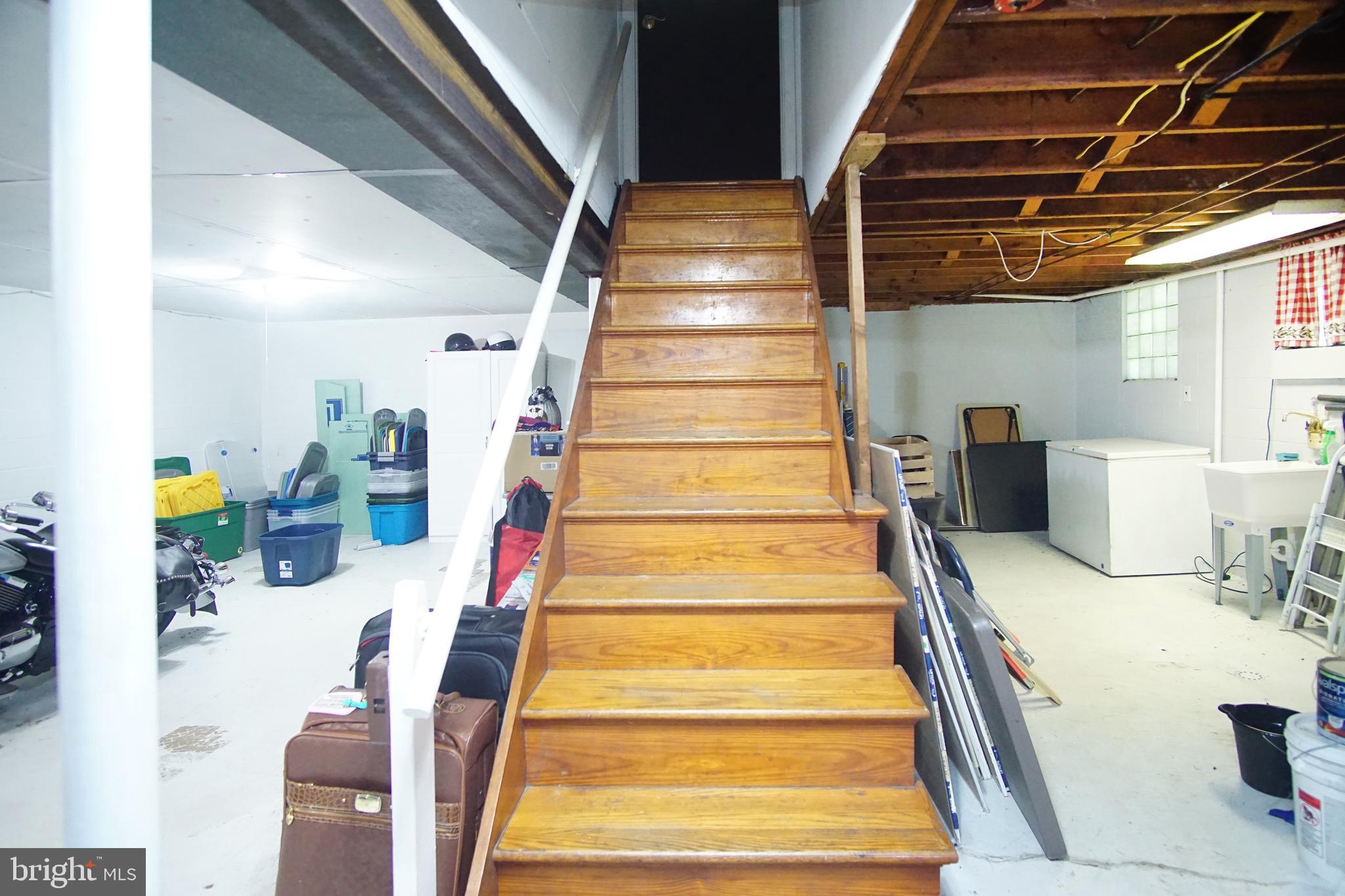 12806 Winchester Road Southwest Cumberland, MD 21502 - Photo 49 of 54 Stairs to unfinished basement...