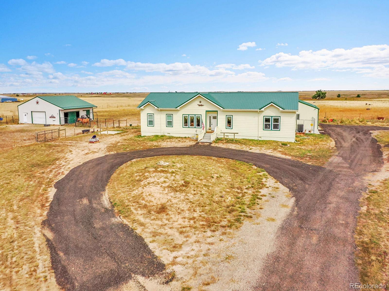 10660 Schumaker Road Bennett, CO 80102 - Photo 41 of 50 an aerial view of a house