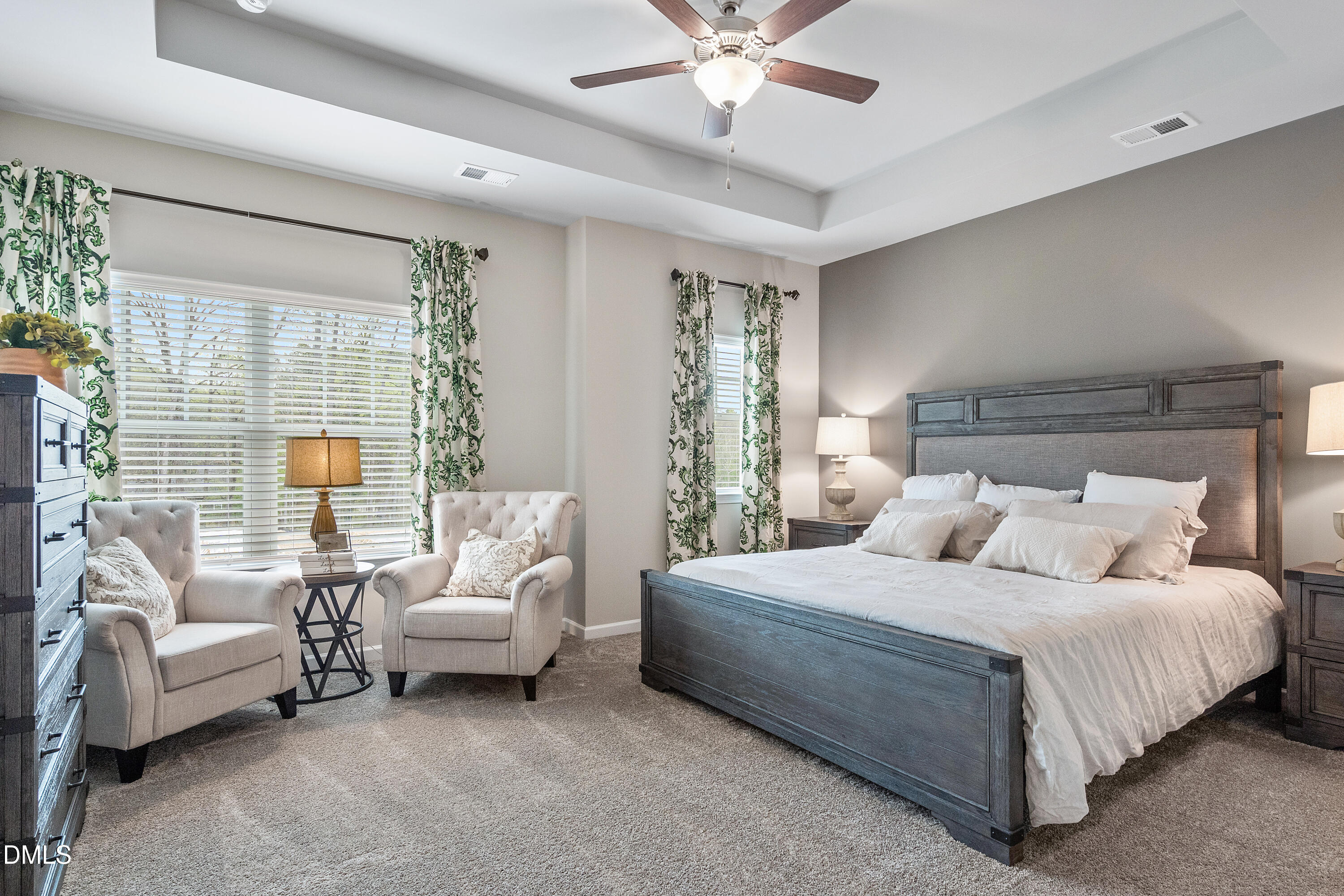 203 Courtside Drive Dunn, NC 28334 - Photo 24 of 38 a bedroom with a bed and a couch