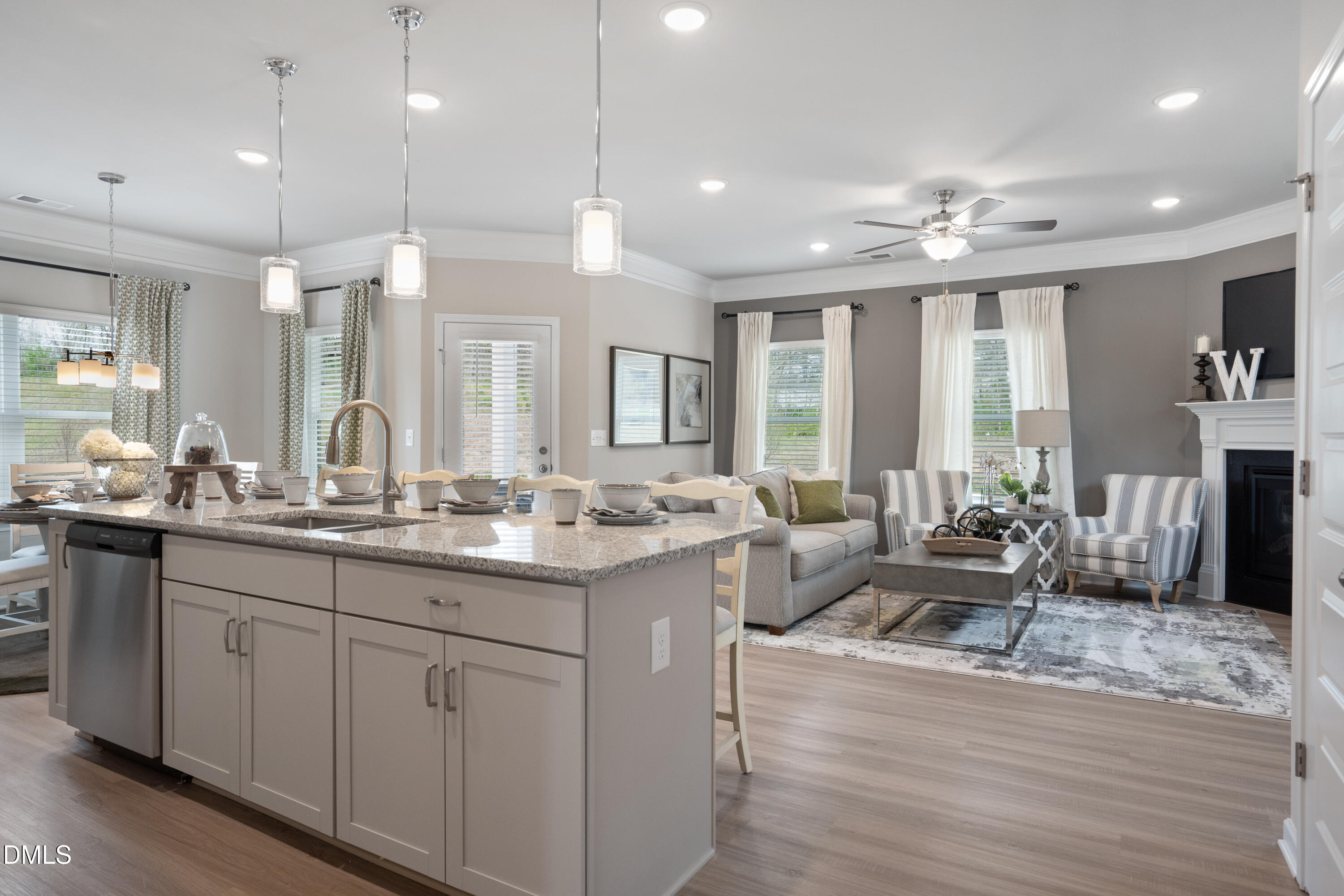 203 Courtside Drive Dunn, NC 28334 - Photo 5 of 38 a large room with lots of counter space and windows