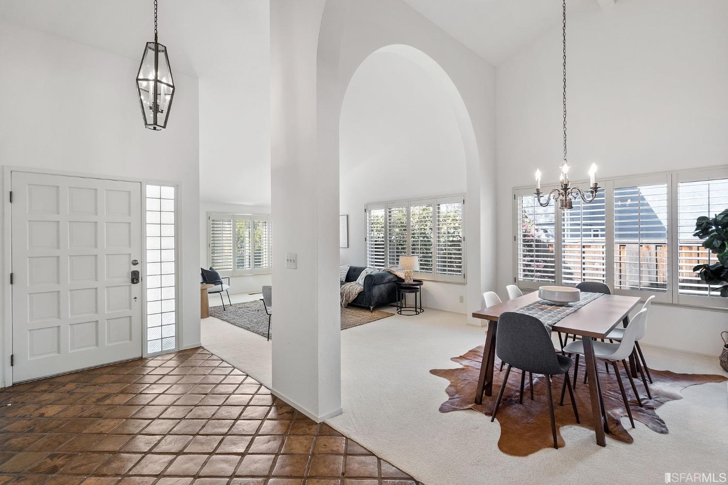 2590 Fox Circle Walnut Creek, CA 94596 - Photo 6 of 68 a view of a dining room with furniture and chandelier