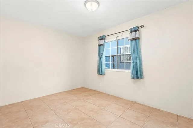 a view of a room with rack on the wall