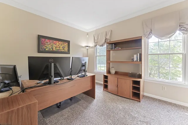 a room with furniture and window