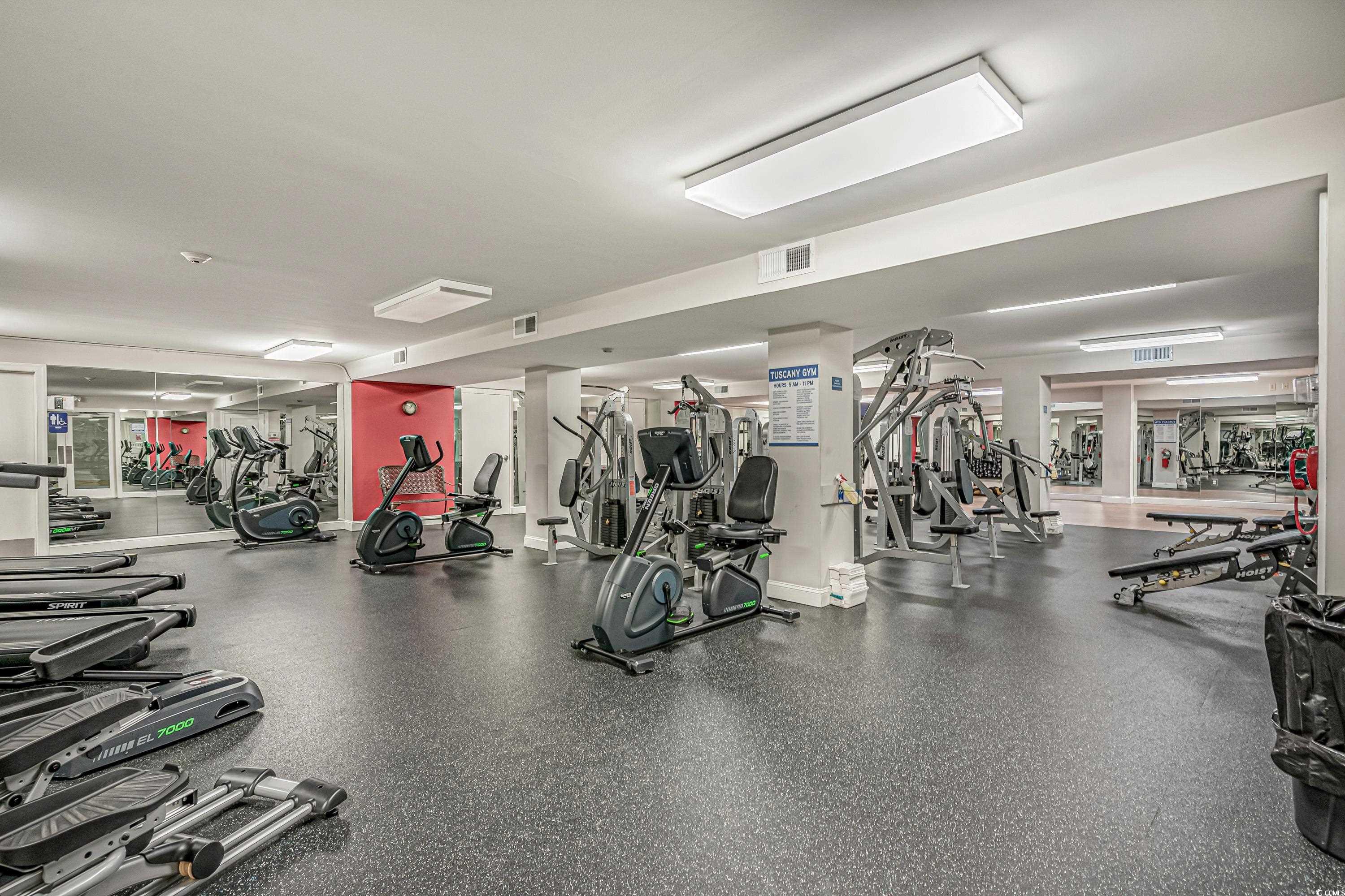 4284 Livorn Loop Myrtle Beach, SC 29579 - Photo 39 of 40 Exercise room with visible vents and baseboards
