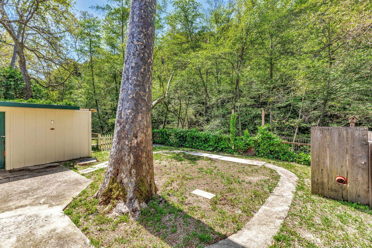 2 Camp Steffani Carmel Valley, CA 93924 - Photo 30 of 45 a view of a yard with wooden fence