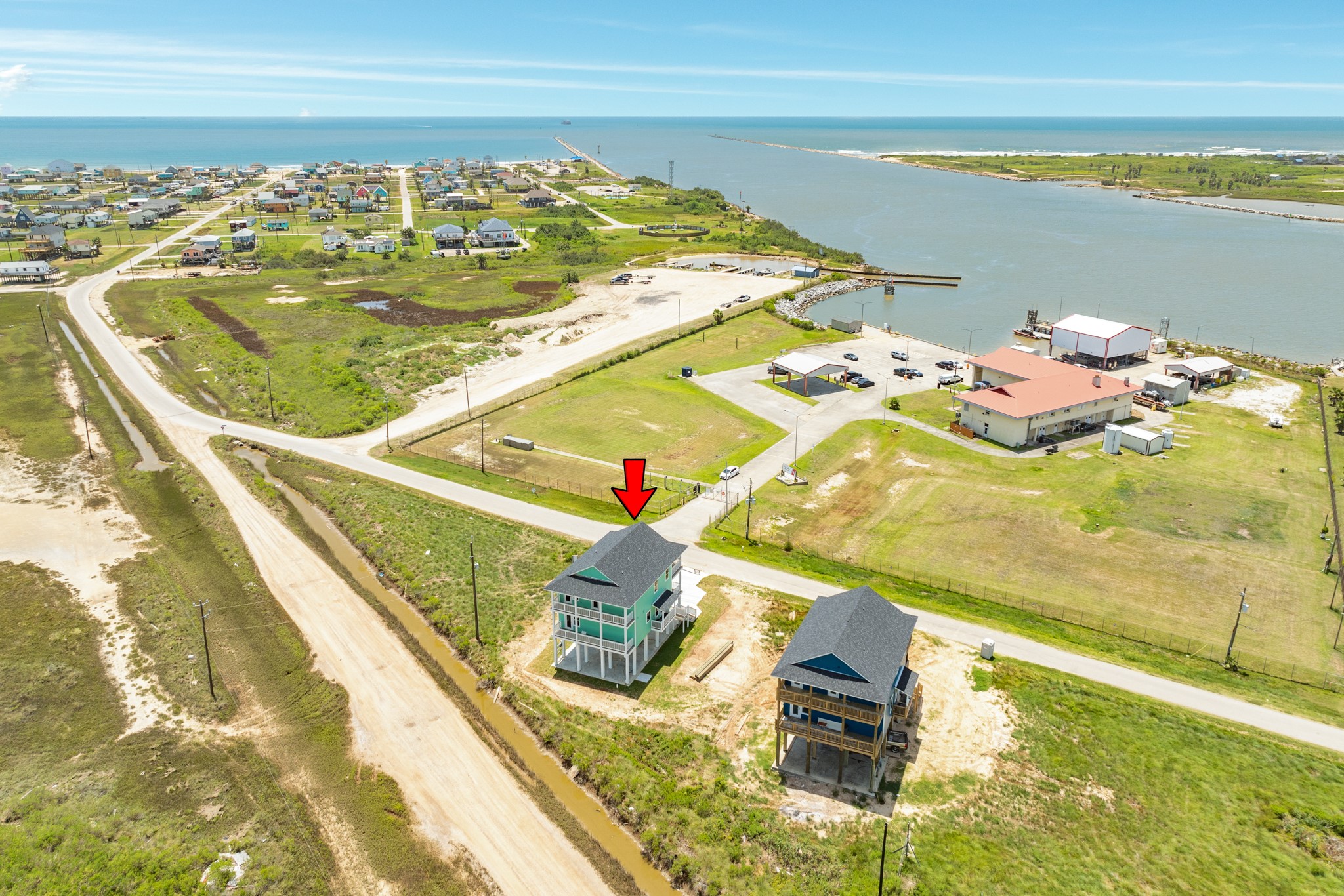 816 Coast Guard Drive Surfside Beach, TX 77541 - Photo 5 of 31 Views of the turning basin.