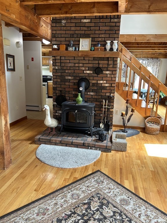 59 Paradise Lake Road Monson, MA 01057 - Photo 9 of 30 a backyard of a house with barbeque oven