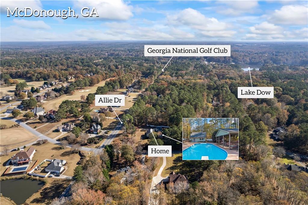 1500 Lake Dow Road McDonough, GA 30252 - Photo 41 of 42 a view of a city with lots of residential buildings