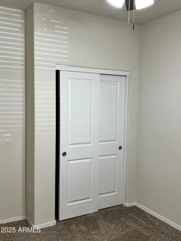 a view of a closet