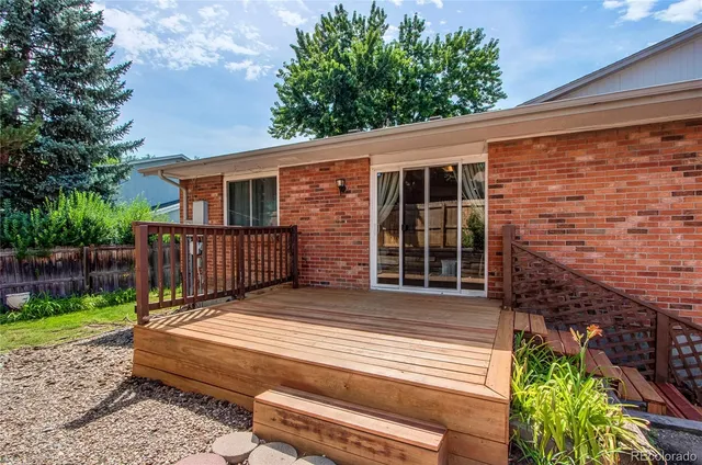 a view of outdoor space with seating area