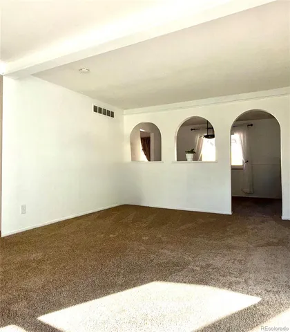 a view of empty room