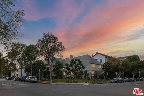 a city view with houses