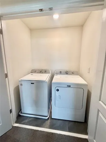 a view of storage and utility room