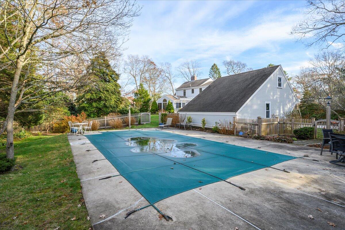 4 Faunce Mountain Road Sandwich, MA 02563 - Photo 25 of 32 a view of a house with garden