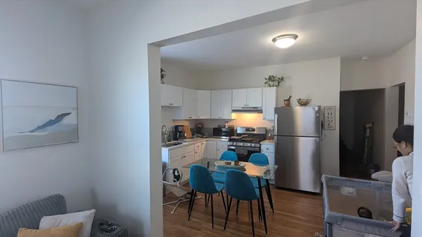 an aerial view of residential house with outdoor space