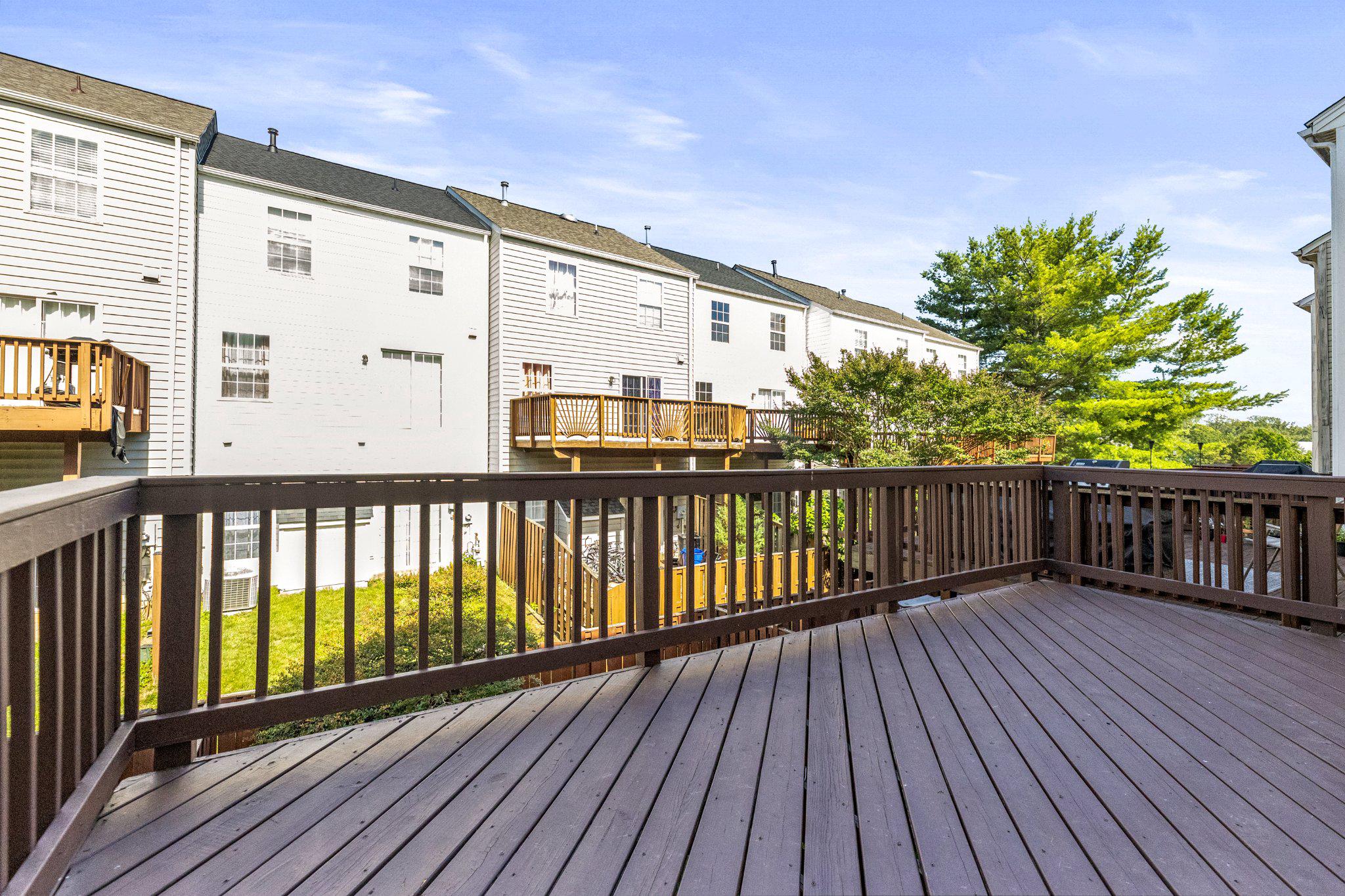 9241 Lorton Valley Road Lorton, VA 22079 - Photo 34 of 45 Spacious deck with serene view.
