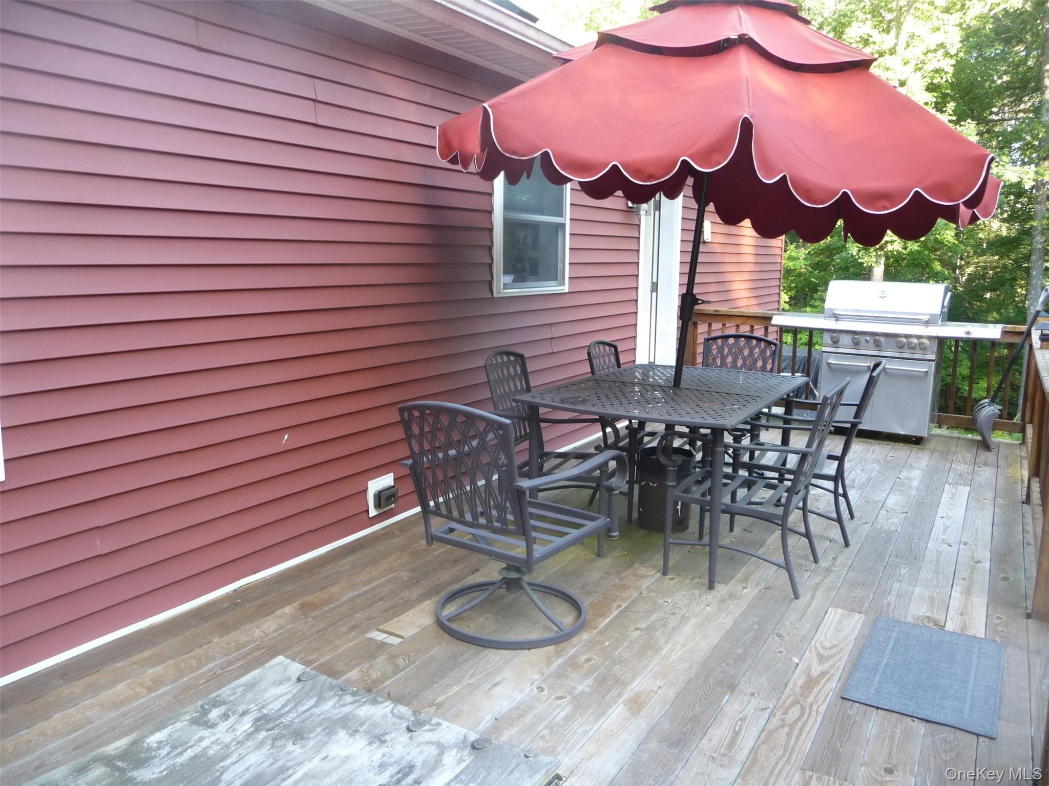 173 Franke Road Huguenot, NY 12746 - Photo 34 of 39 a view of a chairs and table in the patio
