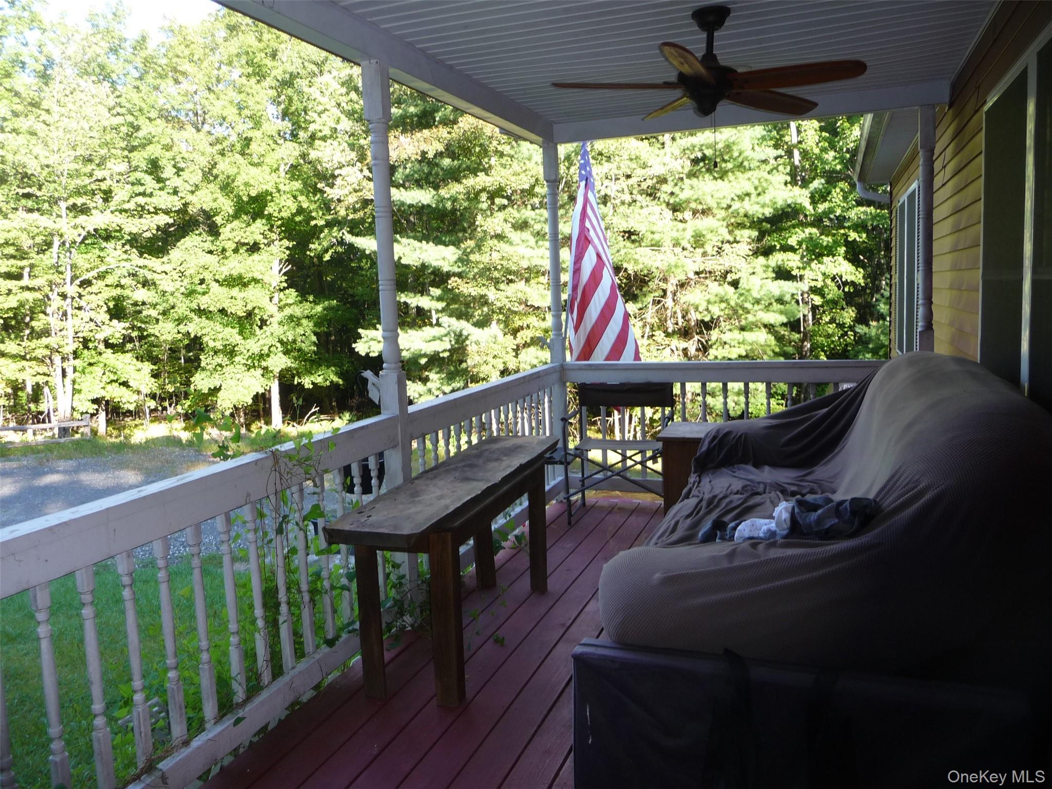 173 Franke Road Huguenot, NY 12746 - Photo 5 of 39 a view of a balcony with furniture