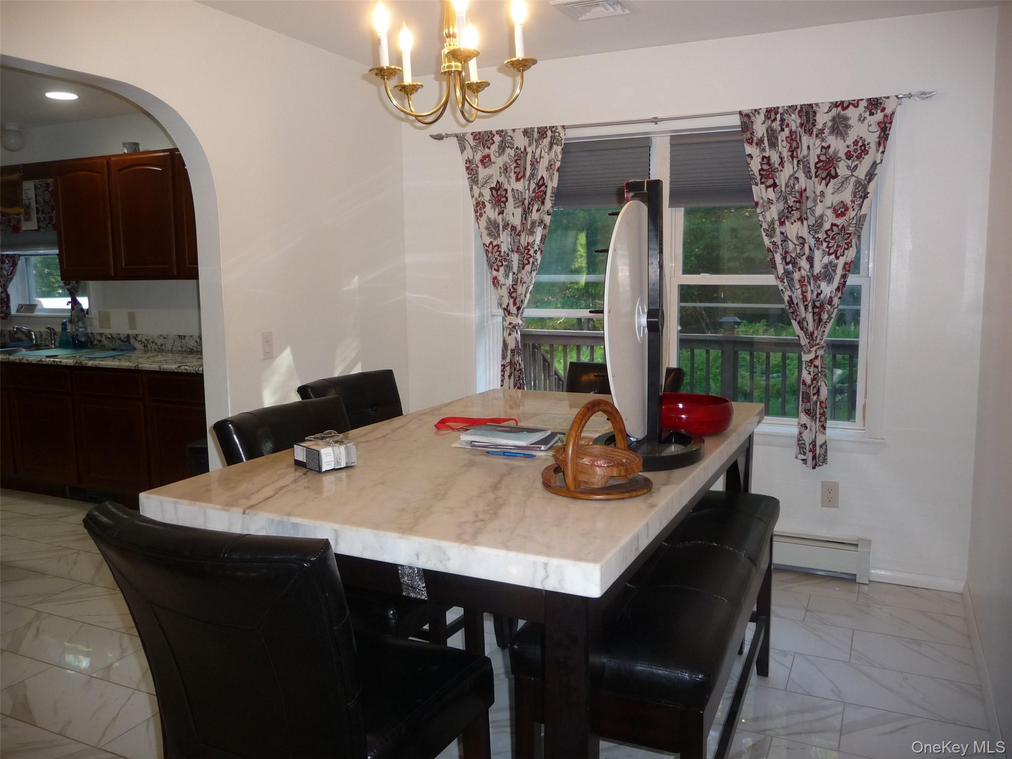173 Franke Road Huguenot, NY 12746 - Photo 9 of 39 a view of a dining room with furniture window and outside view
