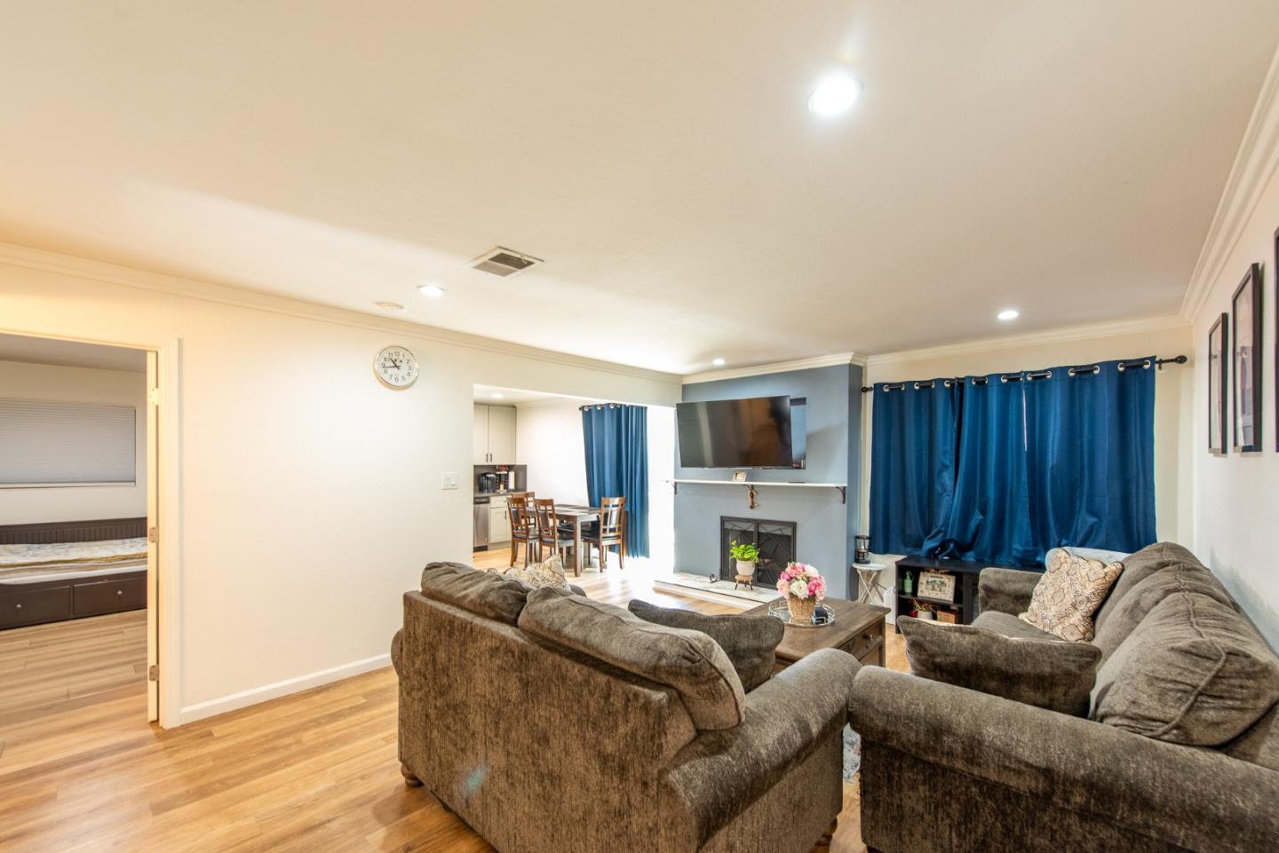 5798 Ribchester Court San Jose, CA 95123 - Photo 3 of 18 a living room with furniture and a wooden floor