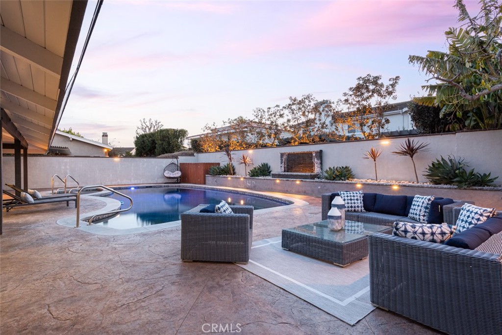 2789 Waxwing Circle Costa Mesa, CA 92626 - Photo 44 of 47 a view of a terrace with couches and potted plants