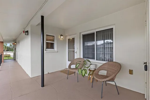 a view of a livingroom with furniture