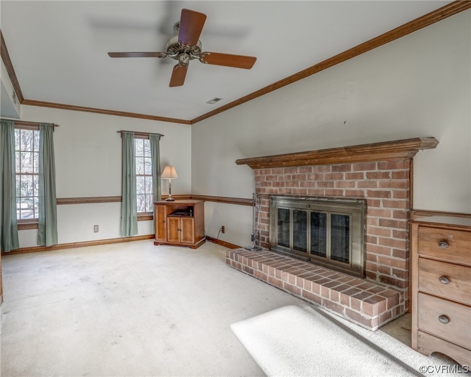 14703 Acorn Ridge Place Midlothian, VA 23112 - Photo 13 of 24 a living room with furniture and a fireplace