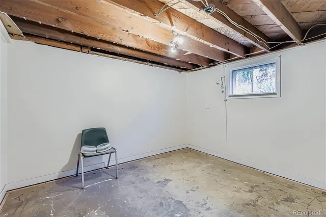 a view of storage and utility room