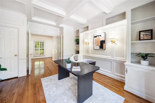 a room with furniture and window