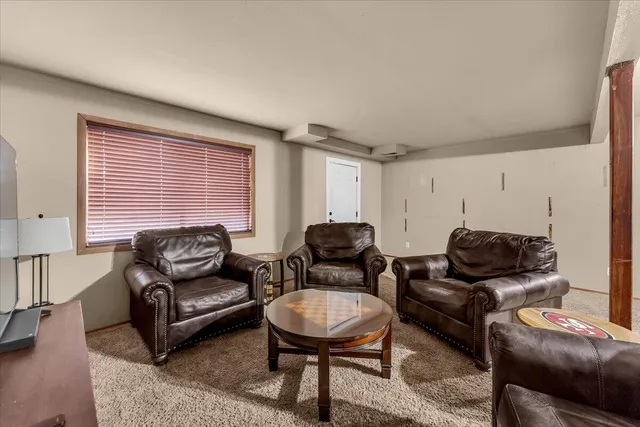 a view of a storage and utility room