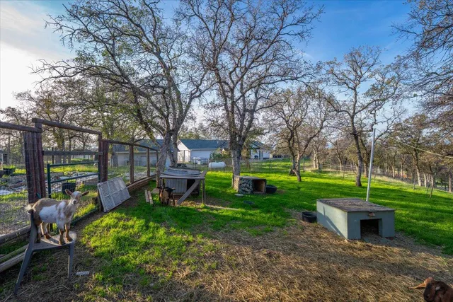 a view of swimming pool with a yard