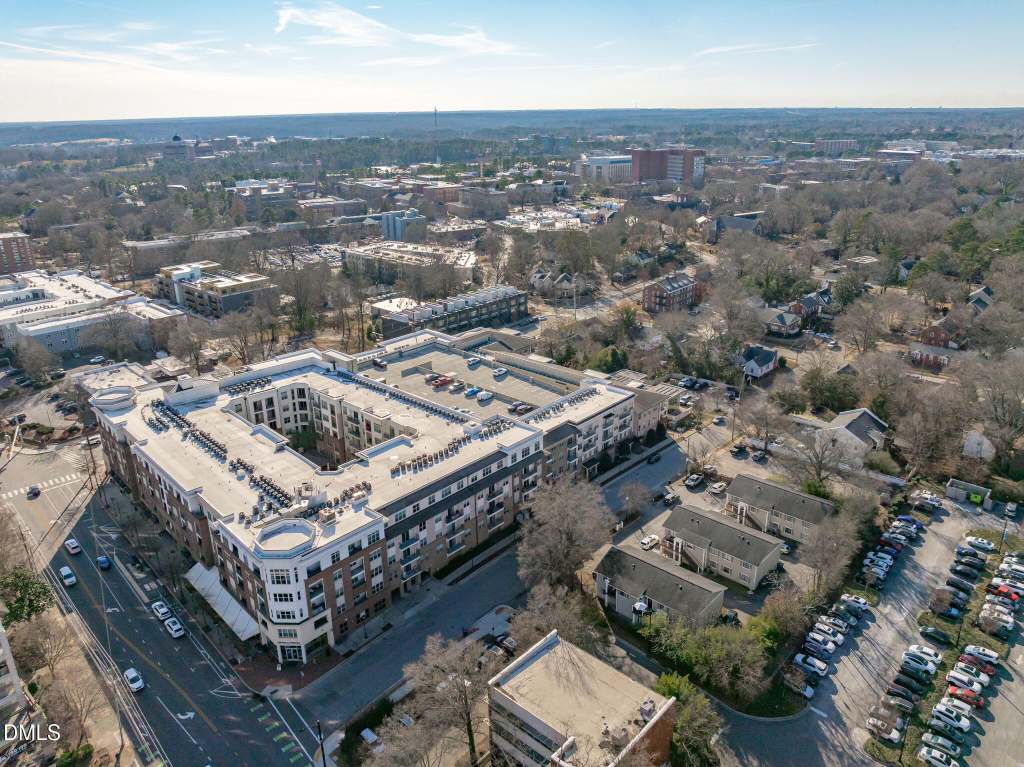2208 Stafford Avenue Raleigh, NC 27607 - Photo 29 of 30 an aerial view of a city with parking space