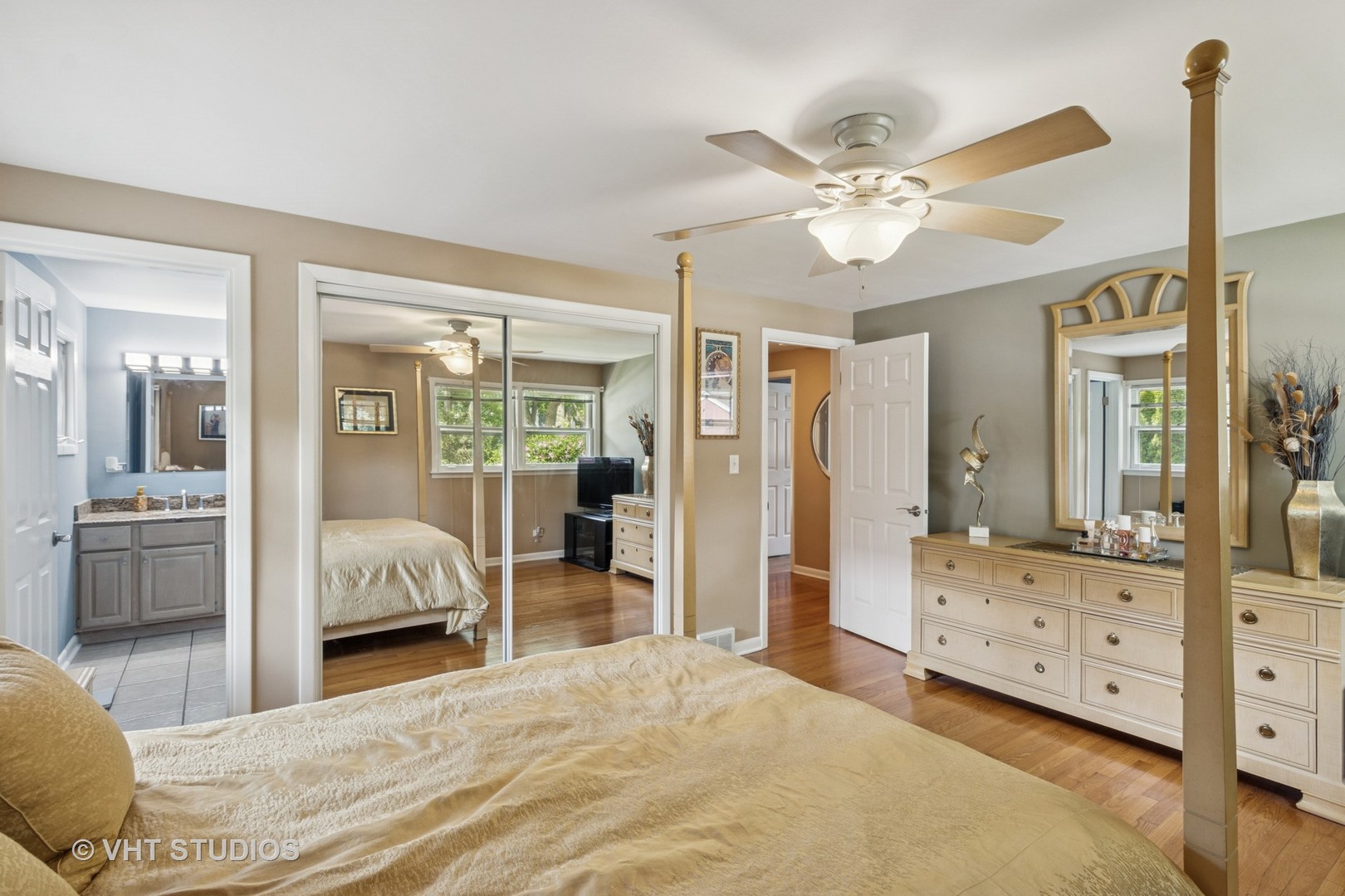 53 North Main Street Glen Ellyn, IL 60137 - Photo 11 of 30 a bedroom with a bed and a view of walk in closet