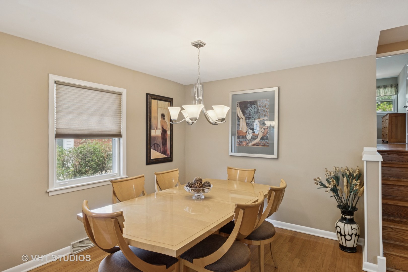 53 North Main Street Glen Ellyn, IL 60137 - Photo 8 of 30 a view of a dining room with furniture window and wooden floor