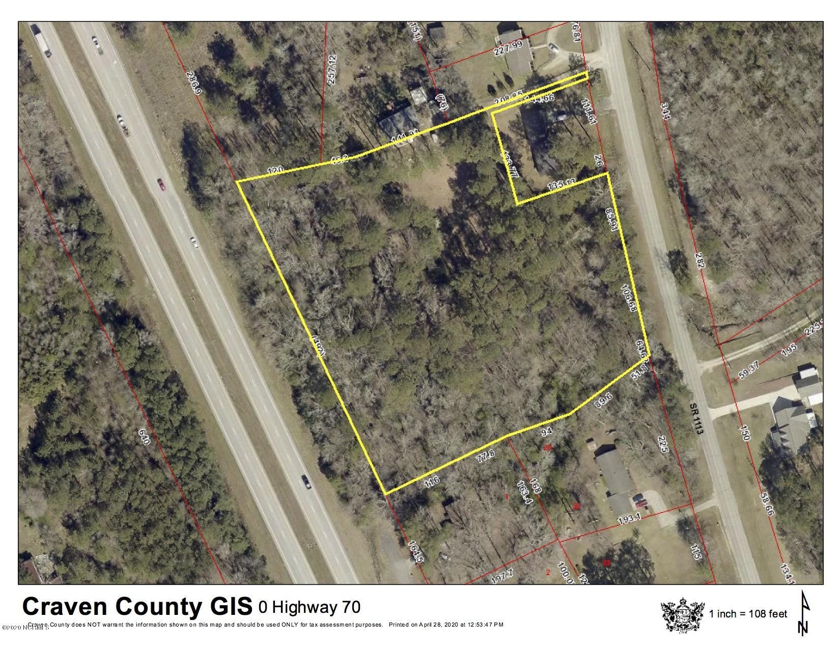 0 Old Cherry Point Road New Bern, NC 28560 - Photo 1 of 18 Highway 70
