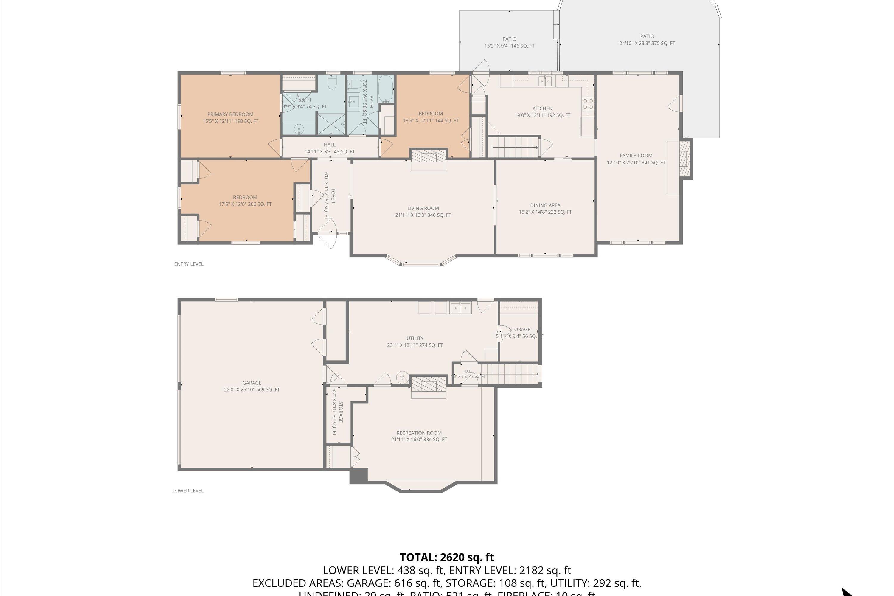 202 Parkcrest Road Southwest Roanoke, VA 24014 - Photo 48 of 48 1-Floor Plan